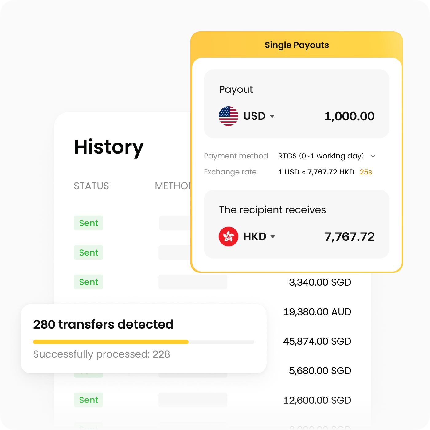 Programmatic Global Payouts, Locally Driven