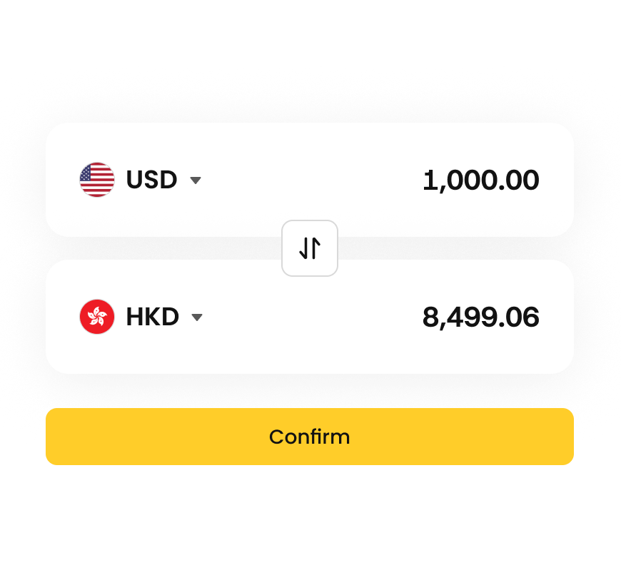 Instant currency exchange