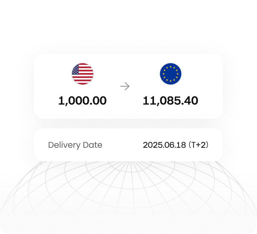 Scheduled currency exchange