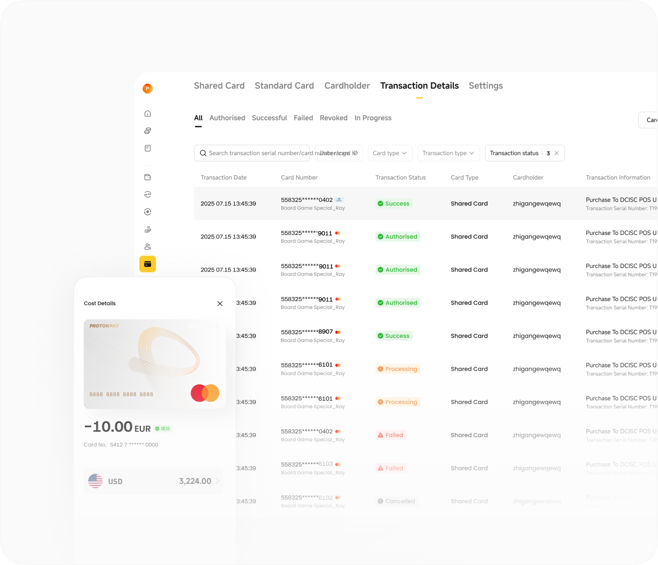 See spend shifts as they happen